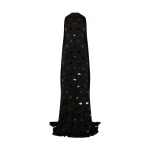 David Koma Polka-Dot Hotfix Gown With Scarf Detail