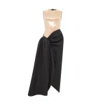 David Koma Sequin Top And Draped Skirt Midi Dress