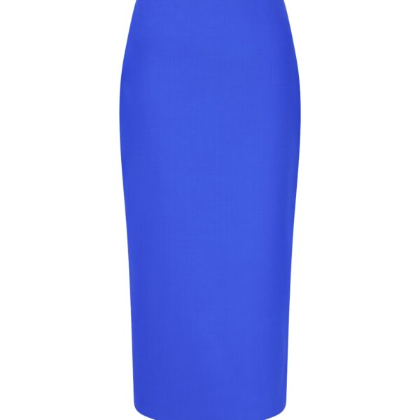 David Koma Tailoring Wool Pencil Midi Skirt