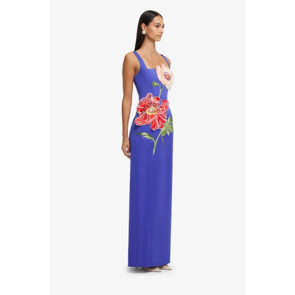 Invisible back zip closure - Maxi Dress from Coveti