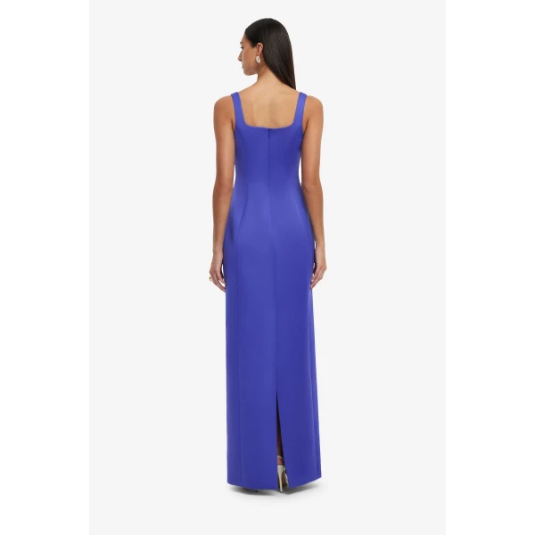 Leo Lin Purple Dresses Premium floral maxi dress