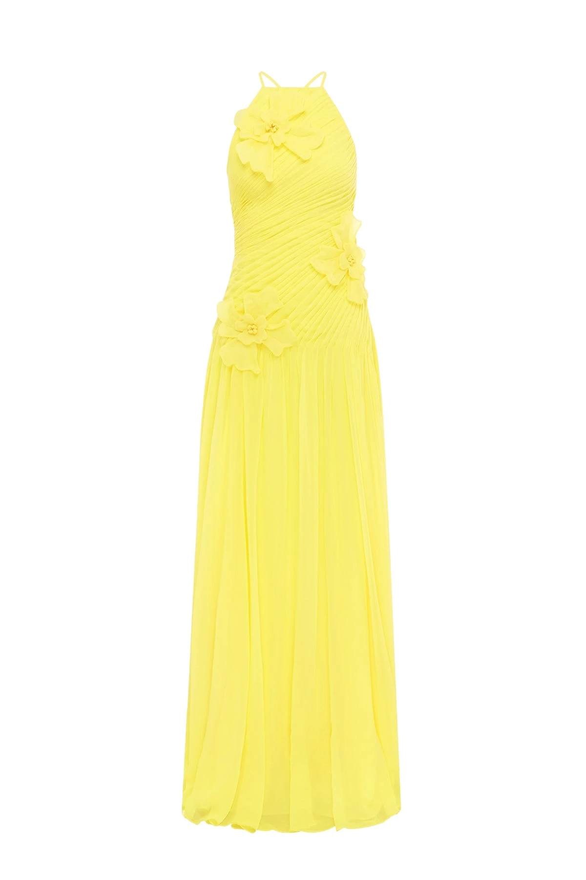 Leo Lin Yellow Dresses luxury Clothing from Coveti Marketplace