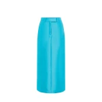 Leo Lin Blue Skirts luxury Clothing from Coveti Marketplace