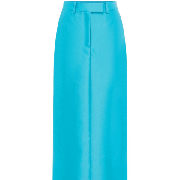Leo Lin Blue Skirts luxury Clothing from Coveti Marketplace