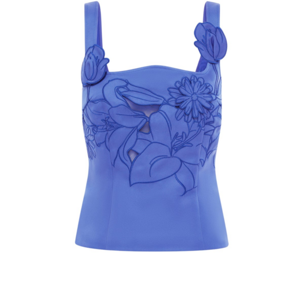 Leo Lin Purple Tops luxury Clothing from Coveti Marketplace