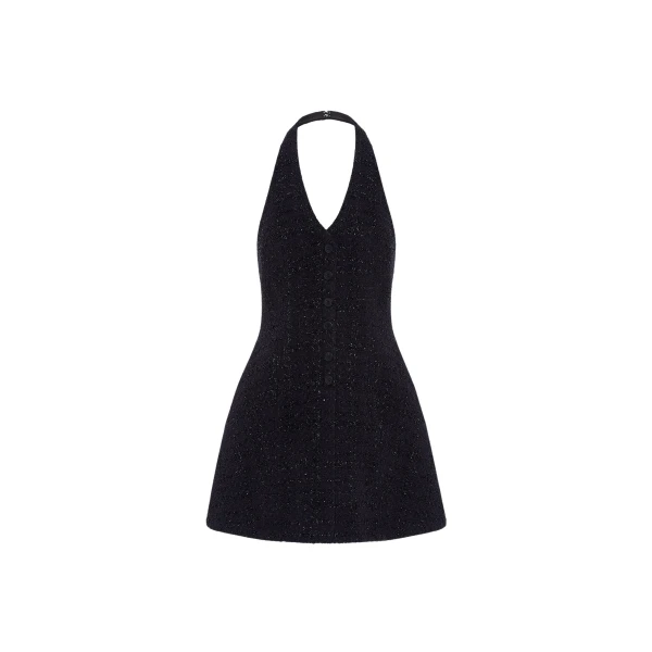 Leo Lin Jessie Halterneck Mini Dress
