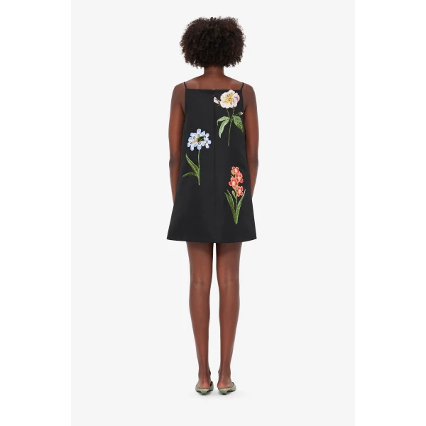 Leo Lin Leia Embroidered Mini Dress, view 7