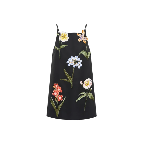 Leo Lin Leia Embroidered Mini Dress