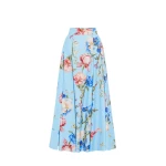 Leo Lin Blue Skirts luxury Clothing from Coveti Marketplace