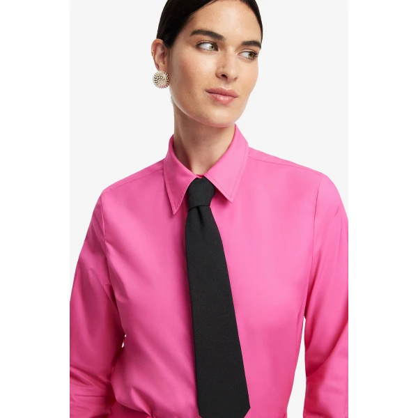 Leo Lin Pink Tops Premium cotton tailored shirt