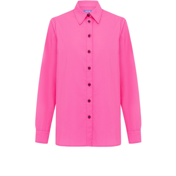 Leo Lin Pink Tops luxury Clothing from Coveti Marketplace