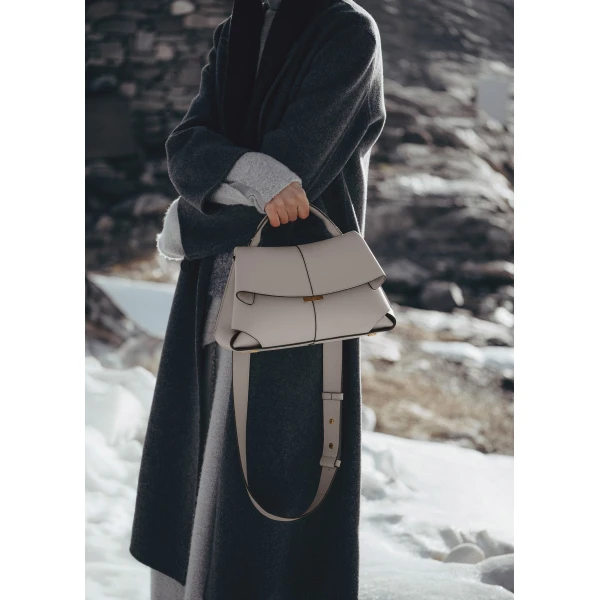 Polene Mokki Edition Textured Mist Bag, view 3