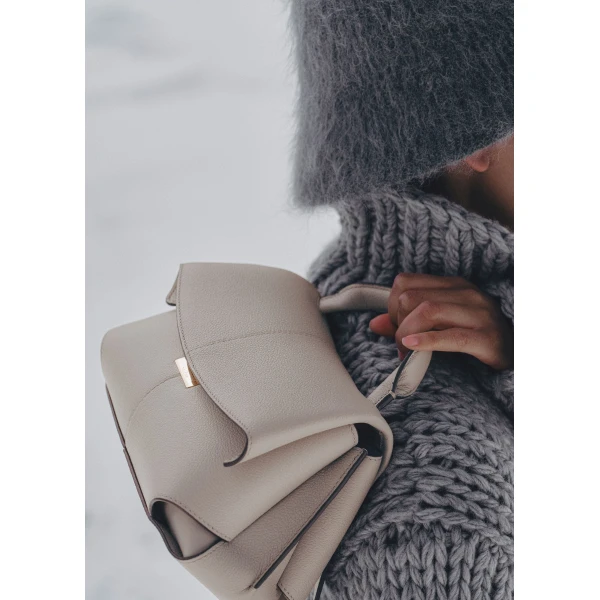 Polene Mokki Mini Edition Textured Mist Bag, view 3
