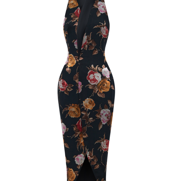 Rasario Midi Dress – couture evening dress