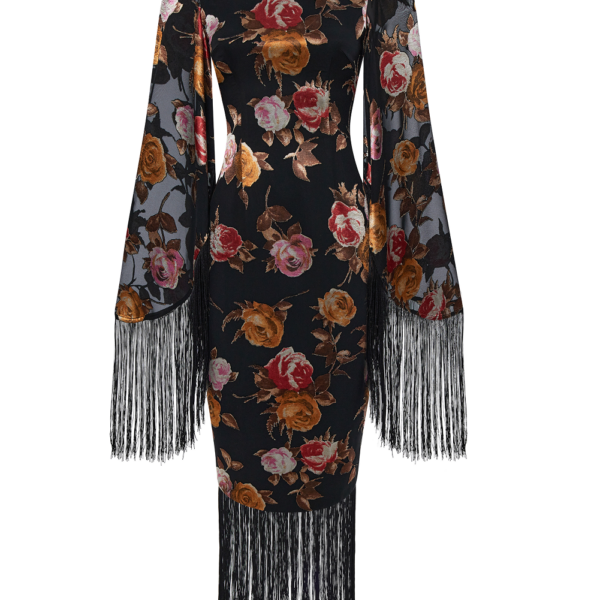 Rasario Midi Dress – couture evening dress
