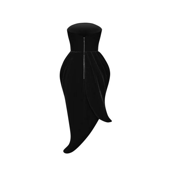 Rasario Midi Dress – couture evening dress
