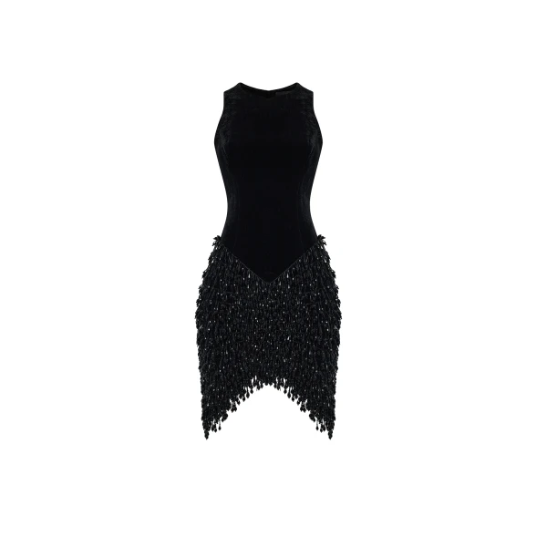 Rasario Mini Dress – couture evening dress