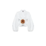 Rasario Satin Jacket – couture evening dress