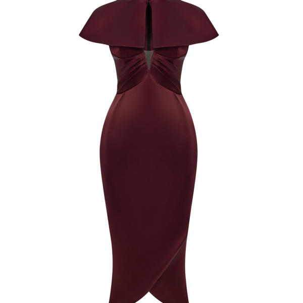 Rasario Midi Dress – couture evening dress