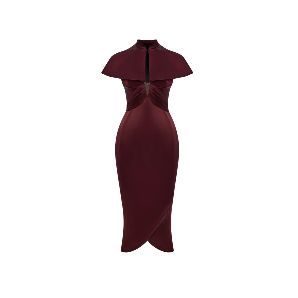 Rasario Midi Dress – couture evening dress