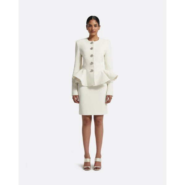 Safiyaa Ayaka Skirt in Ivory, view 2