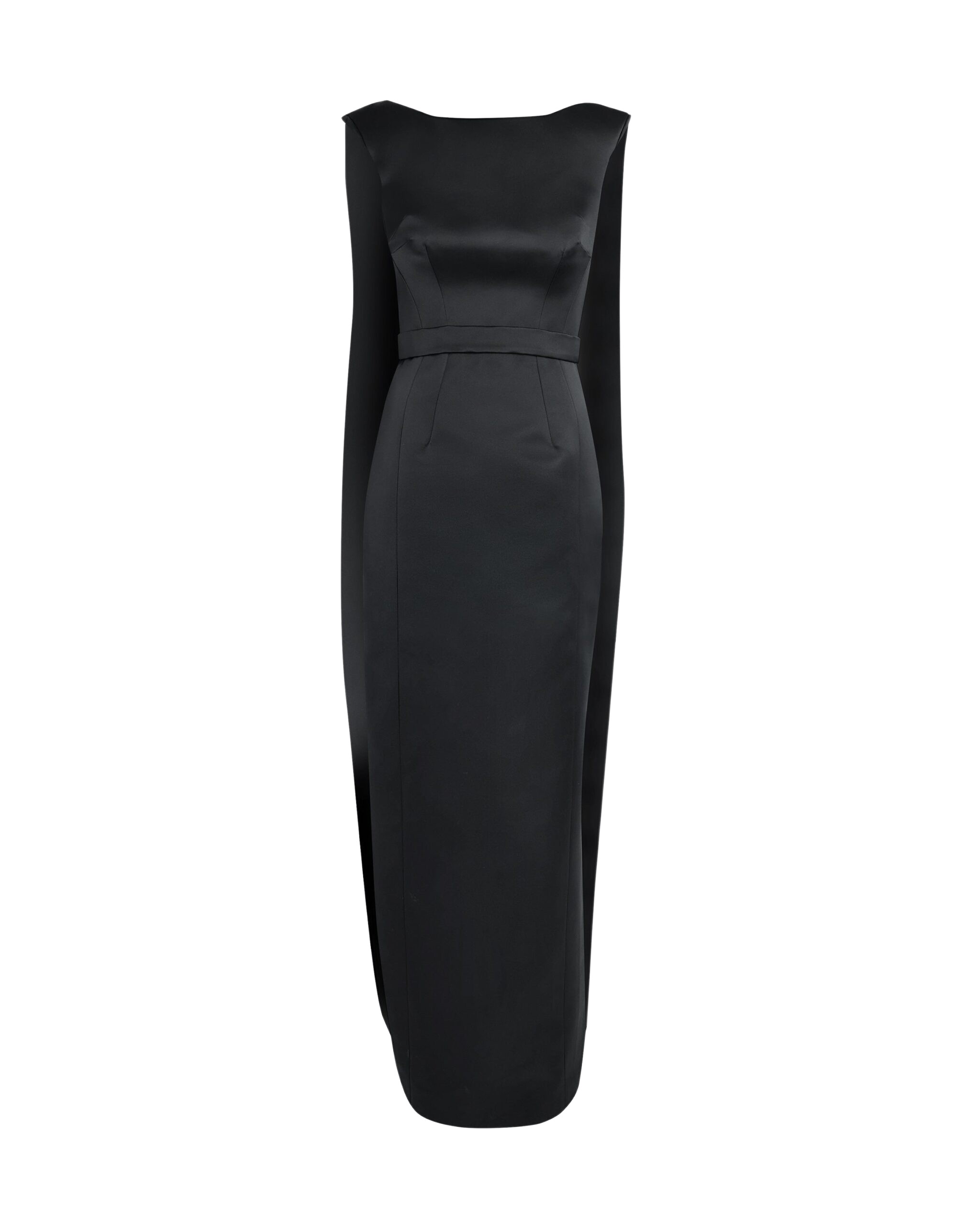 Safiyaa Erica Long Dress in Black