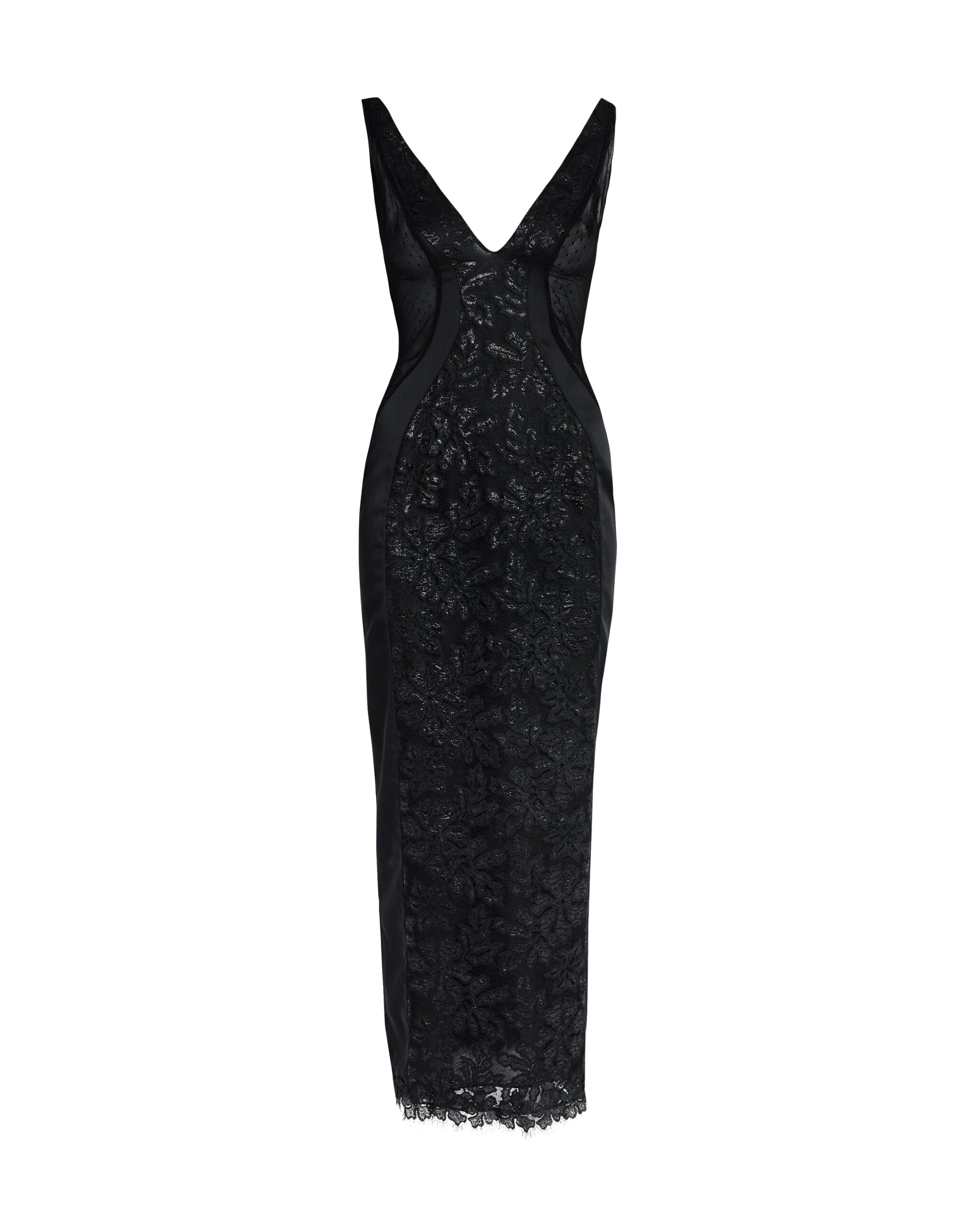 Safiyaa Kaya Midi Dress in Black
