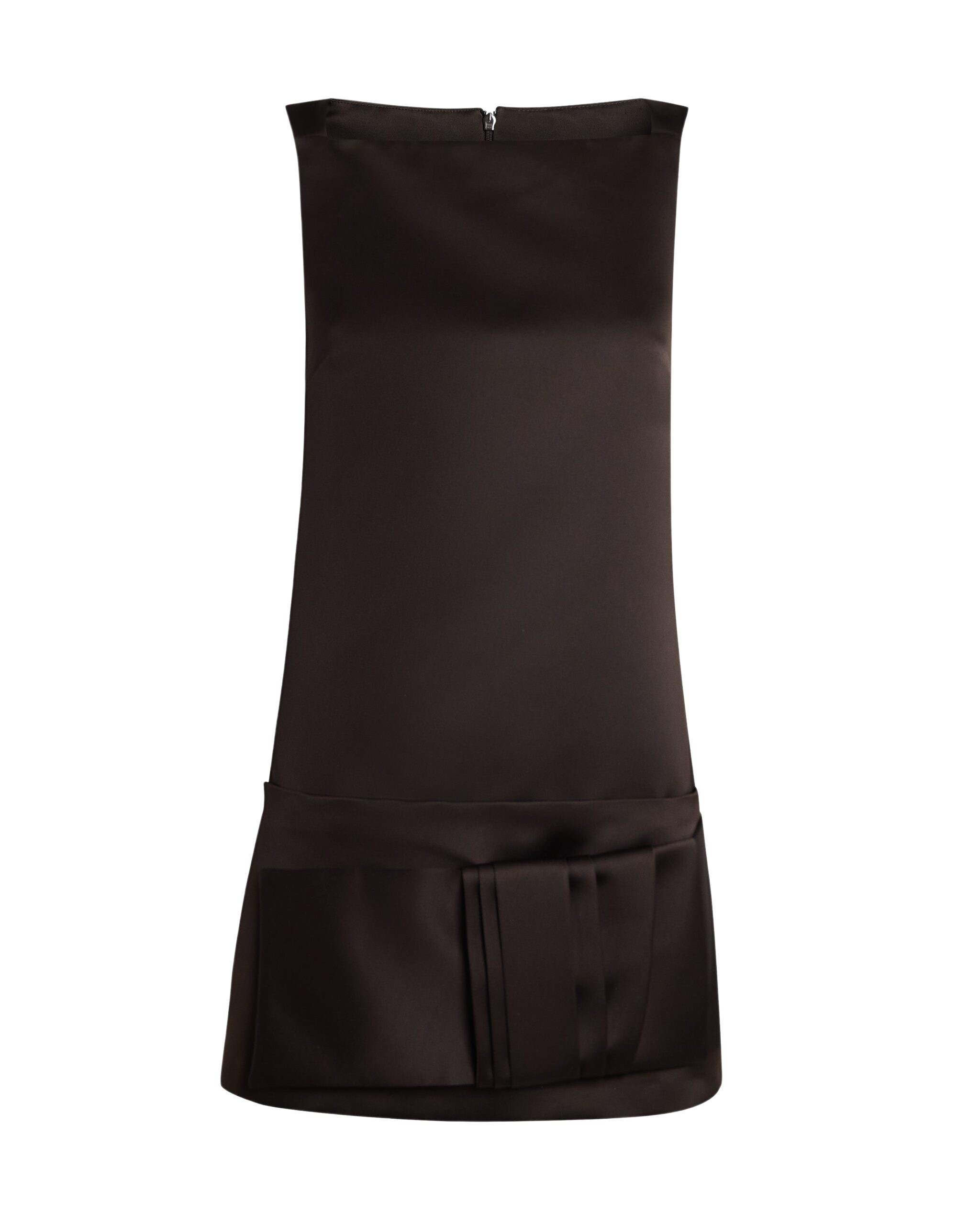 Safiyaa Kimora Short Dress in Peat Brown