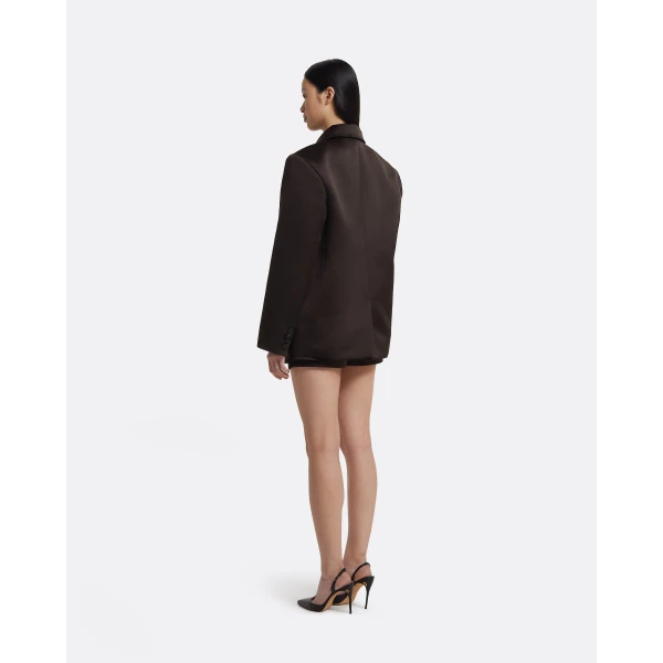 Safiyaa Maurissa Jacket in Peat Brown, view 4
