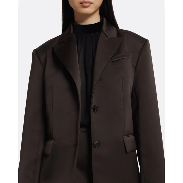 Safiyaa Maurissa Jacket in Peat Brown, view 5