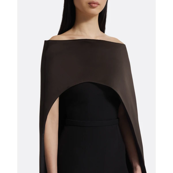 Safiyaa Myrine Jumpsuit & Maddox Harness in Peat Brown, view 4