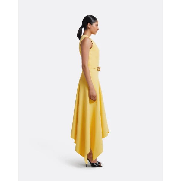Safiyaa Okimi Dress in Aspen Gold with Aspen Gold, view 5