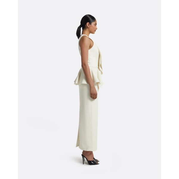 Safiyaa Riya Midi Dress in Ivory, view 5