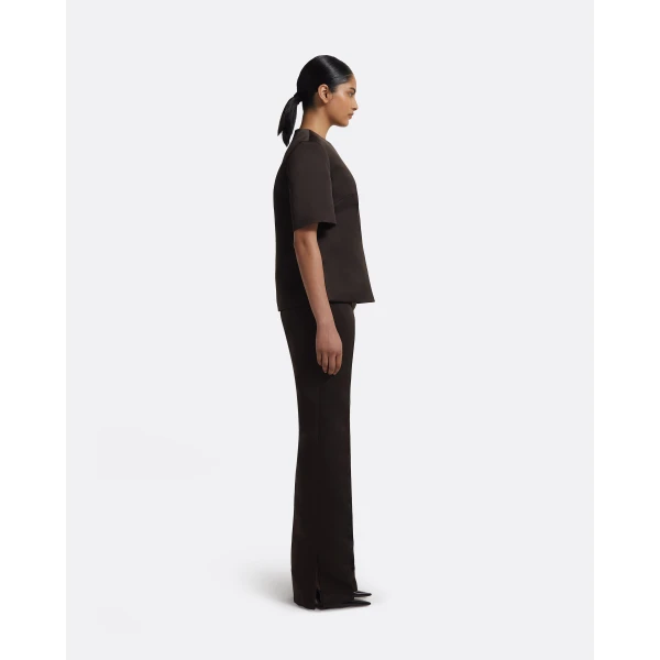 Safiyaa Sayuri Top in Peat Brown, view 6