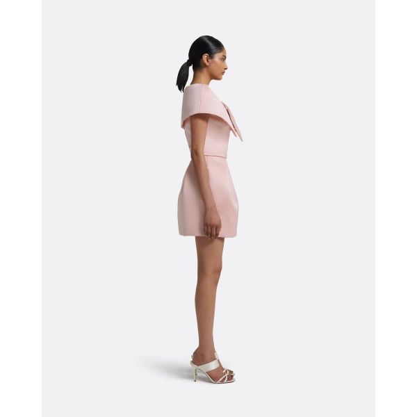 Safiyaa Senka Short Dress & Hanabi Harness in Lotus Bloom, view 5