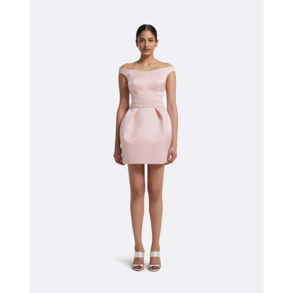 Safiyaa Senka Short Dress & Hanabi Harness in Lotus Bloom, view 6