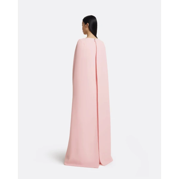 Safiyaa Yuna Long Dress in Lychee with Silver, view 3