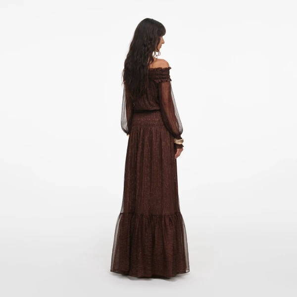 Elevate your elegance in this Self Portrait Dresses Maxi Dress from the 2025 resort wear edit