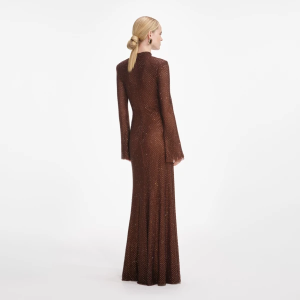 Elevate your elegance in this Self Portrait Dresses Maxi Dress from the 2025 resort wear edit