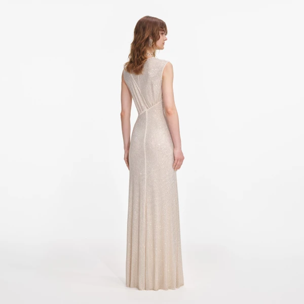 Elevate your elegance in this Self Portrait Dresses Maxi Dress from the 2025 resort wear edit