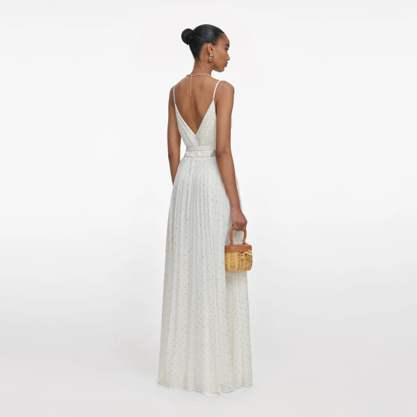 Elevate your elegance in this Self Portrait Dresses Maxi Dress from the 2025 resort wear edit