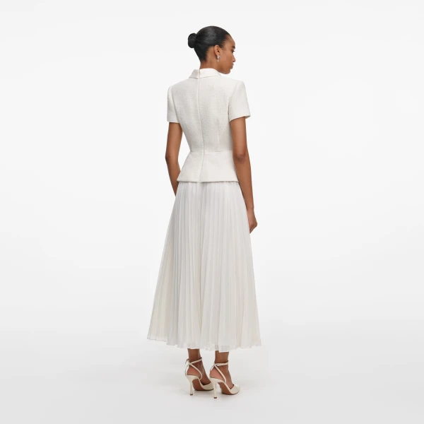 Elevate your elegance in this Self Portrait Dresses Midi Dress from the 2025 resort wear edit