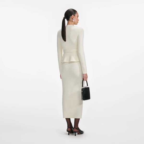 Elevate your elegance in this Self Portrait Dresses Midi Dress from the 2025 resort wear edit
