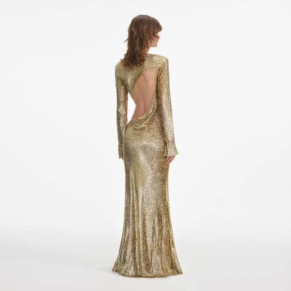Elevate your elegance in this Self Portrait Dresses Maxi Dress from the 2025 resort wear edit