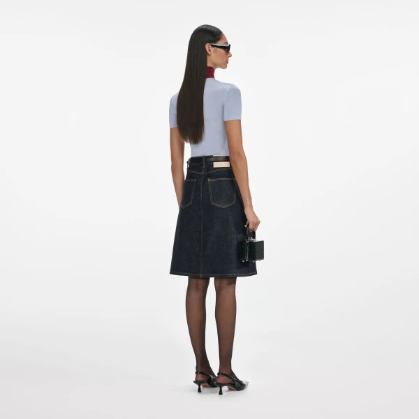 Elevate your elegance in this Self Portrait Skirts Midi Dress from the 2025 resort wear edit