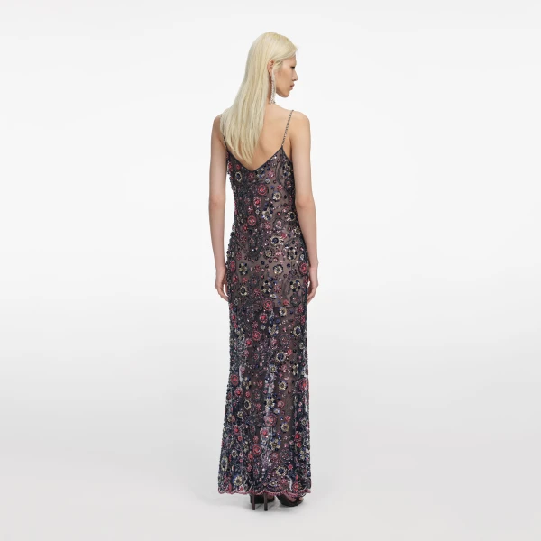 Elevate your elegance in this Self Portrait Dresses Maxi Dress from the 2025 resort wear edit