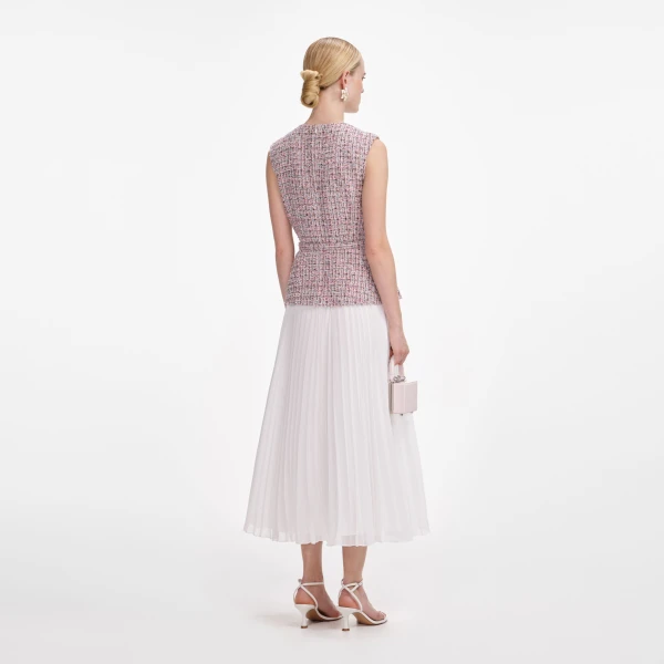 Elevate your elegance in this Self Portrait Dresses Midi Dress from the 2025 resort wear edit