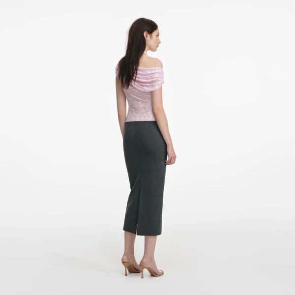 Elevate your elegance in this Self Portrait Tops  from the 2025 resort wear edit