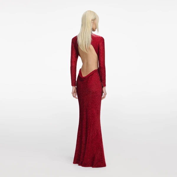 Elevate your elegance in this Self Portrait Dresses Maxi Dress from the 2025 resort wear edit