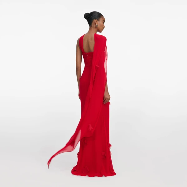 Elevate your elegance in this Self Portrait Dresses Maxi Dress from the 2025 resort wear edit
